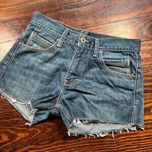Levi's 29 Y2K 527 Cutoff Shorts Blue Slim